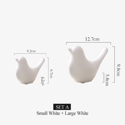 Nordic Creative Ceramic Bird Figures | Karnz