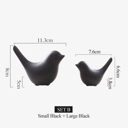 Nordic Creative Ceramic Bird Figures | Karnz