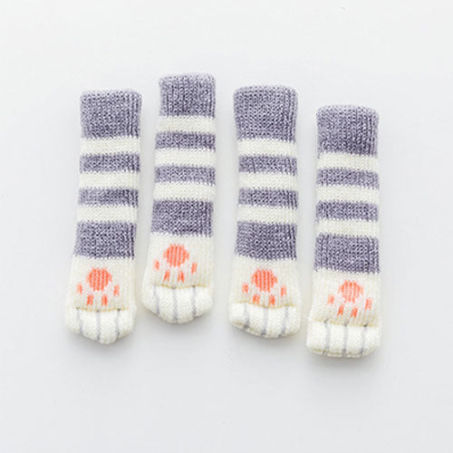 4Pcs Non-Slip Cat Paw Furniture Leg Covers | Bowlift