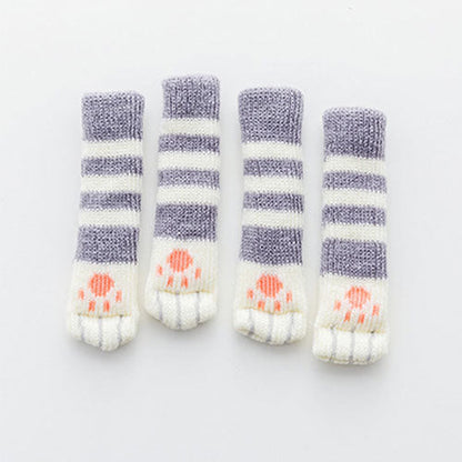 4Pcs Non-Slip Cat Paw Furniture Leg Covers | Bowlift