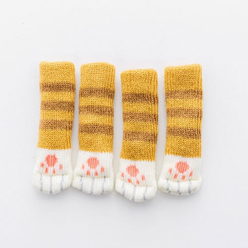4Pcs Non-Slip Cat Paw Furniture Leg Covers | Bowlift