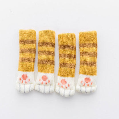 4Pcs Non-Slip Cat Paw Furniture Leg Covers | Bowlift