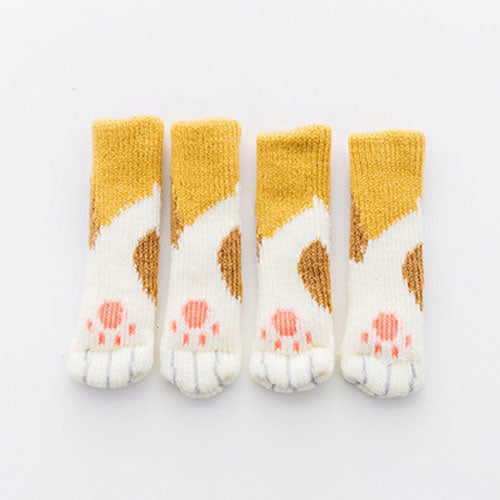 4Pcs Non-Slip Cat Paw Furniture Leg Covers | Bowlift