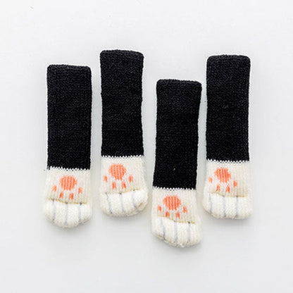4Pcs Non-Slip Cat Paw Furniture Leg Covers | Bowlift