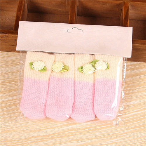 4Pcs Non-Slip Cat Paw Furniture Leg Covers | Bowlift