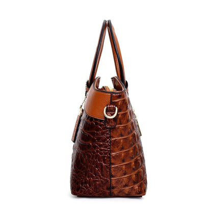 Skanto | Leather Crocodile Bag – with handmade details