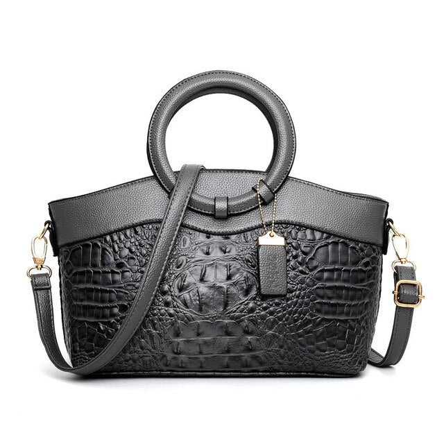 Sandsberg Leather Crocodile Bag – with handmade details