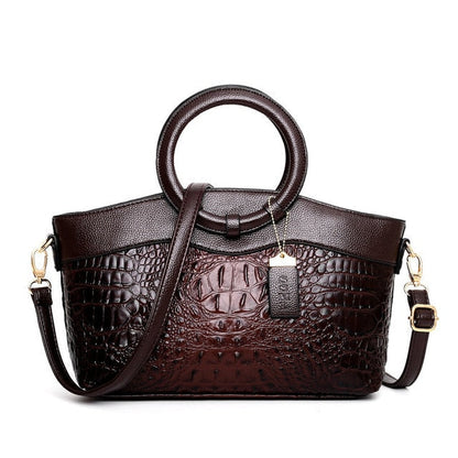 Sandsberg Leather Crocodile Bag – with handmade details