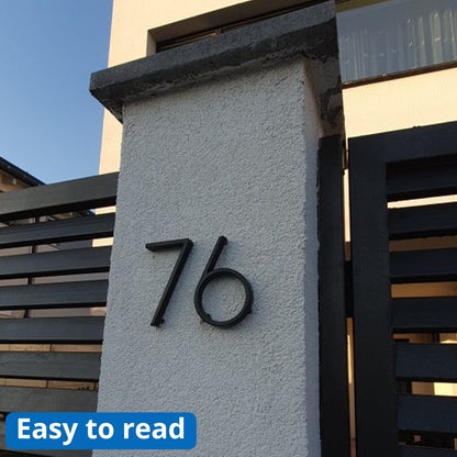 Modern house number