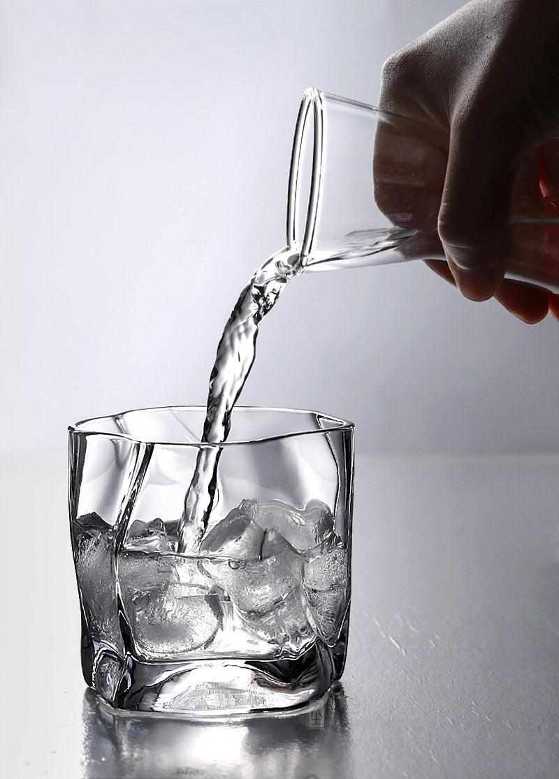 Skanto | Distorted Texture Whisky Glass Set