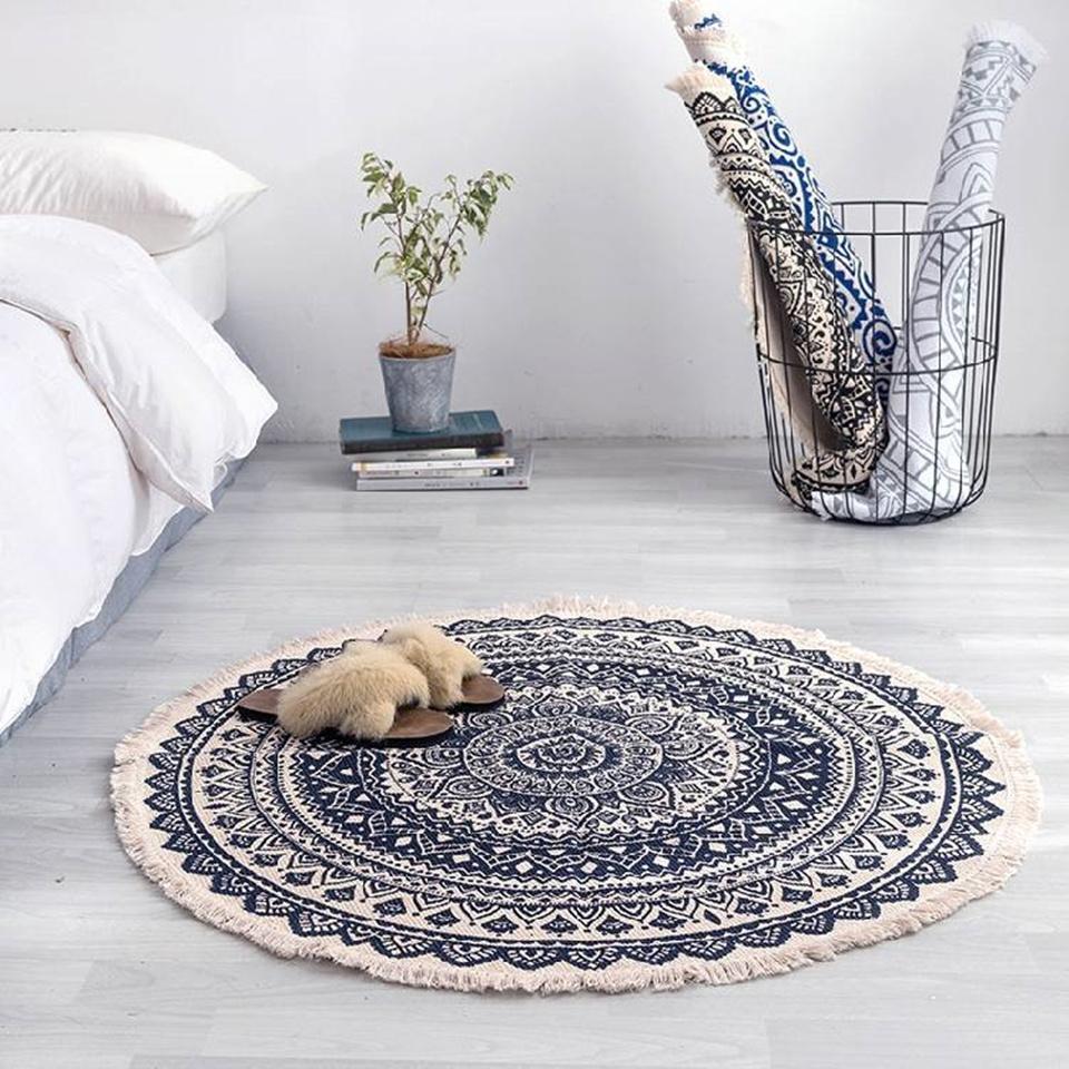Skanto | Moroccan Boho Fringe Rug