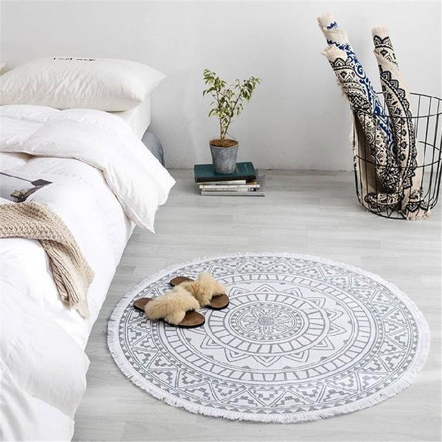 Skanto | Moroccan Boho Fringe Rug
