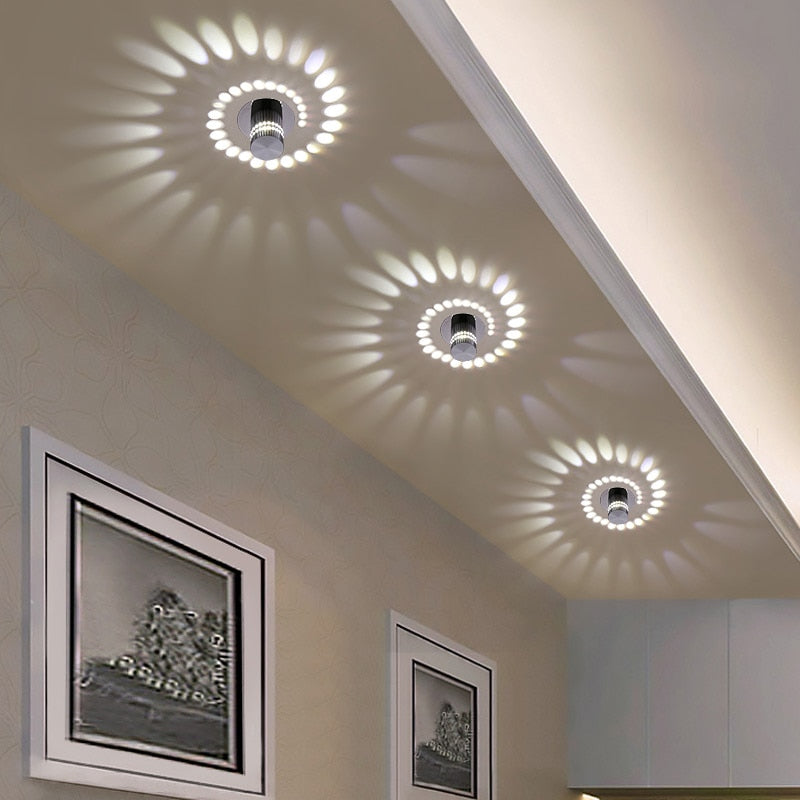 Modern LED Spiral Lamp - LumoSpiral | Karnz