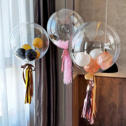 Transparent Bobo Bubble Balloons (10PCS) | Bowlift