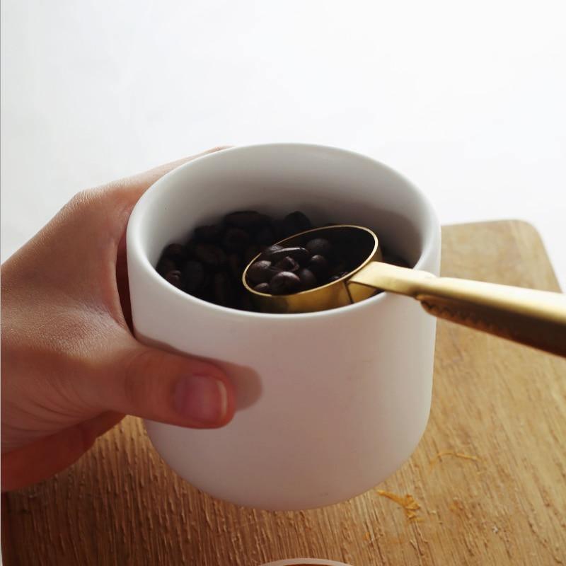 Skanto | BambooNest Ceramic Storage Jars with Bamboo Lid | Stylish Storage | Perfect for Kitchen & Bathroom | Available in White & Black