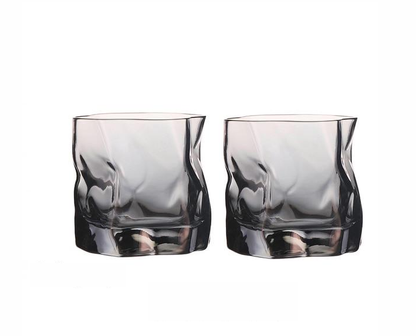 Skanto | Distorted Texture Whisky Glass Set