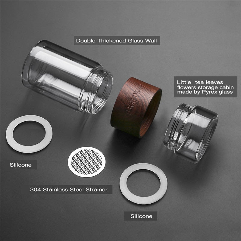 Brehn | Simply portable glass tea filter