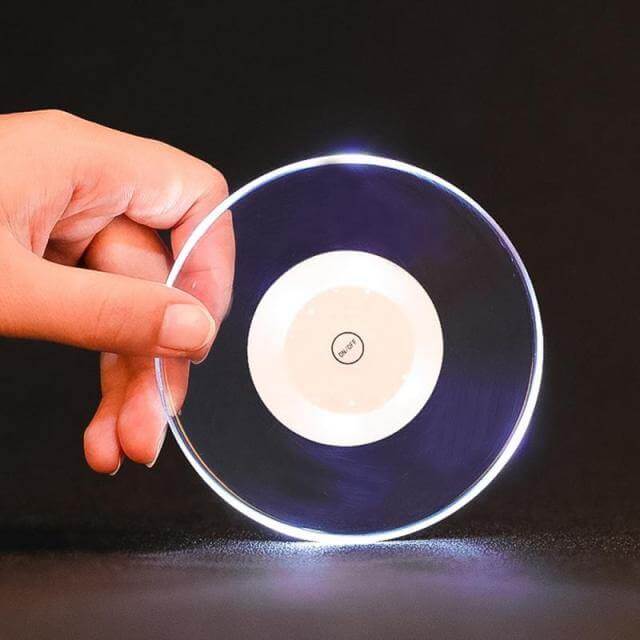 BowLift | Acrylic Ultra-Thin LED Coaster