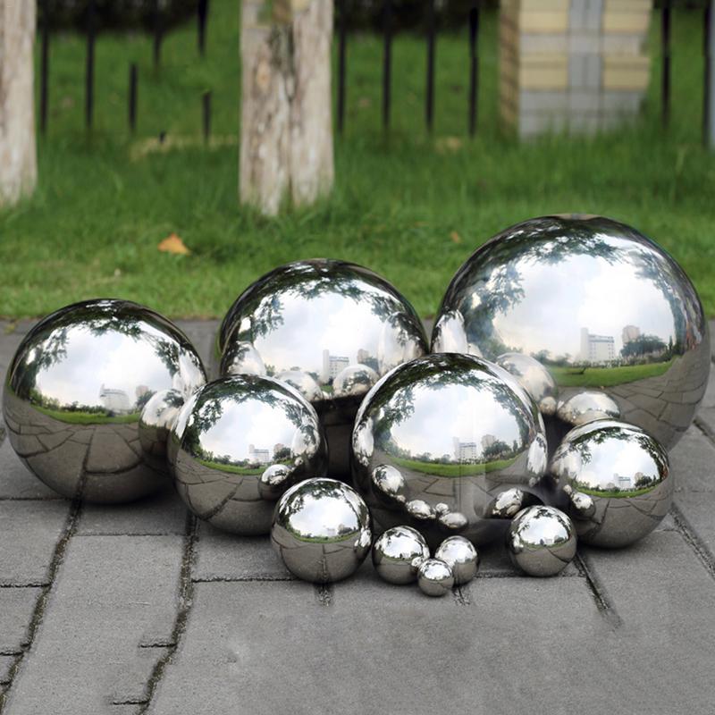Stainless Steel Mirror Ball Garden Decor | Skanto