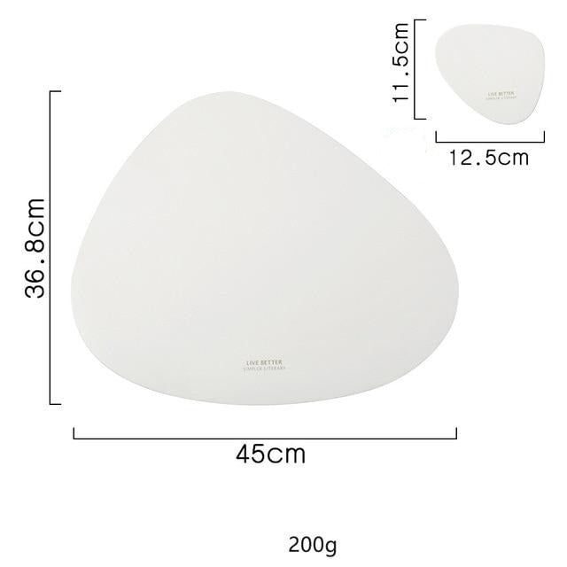 4 Color Triangle Placemat Set | Skanto