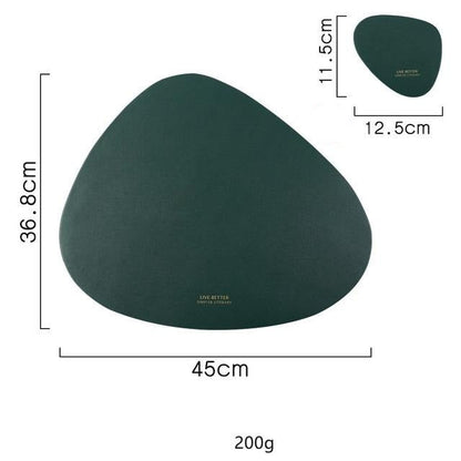 4 Color Triangle Placemat Set | Skanto