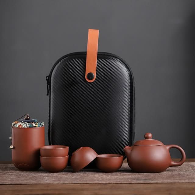 Skanto | Handmade Ceramic Teapot Set with Cups for Loose Leaf