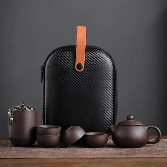 Skanto | Handmade Ceramic Teapot Set with Cups for Loose Leaf