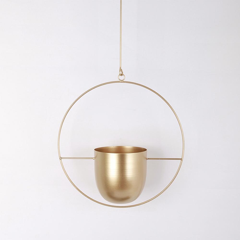 Skanto | FloraFrame – Elegant Metal Plant Holder for Wall or Ceiling