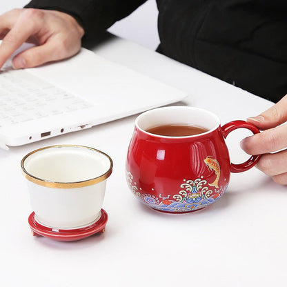 BowLift | Japanese Ceramic Tea Infuser Cups