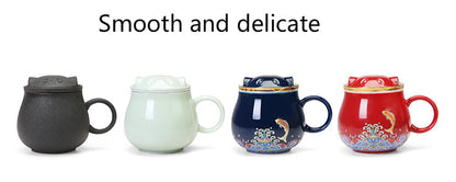 BowLift | Japanese Ceramic Tea Infuser Cups