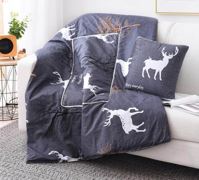 BowLift | 2In1 Colorful Cartoon Pillow Blanket