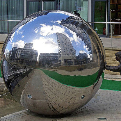 Stainless Steel Mirror Ball Garden Decor | Skanto