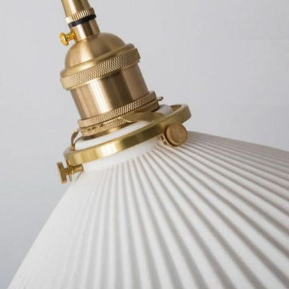 Skanto | Scandinavian White Ceramic Pendant Lamp