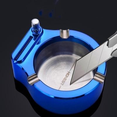 Retro Metal Ashtray 10000 Match Lighter | Bowlift