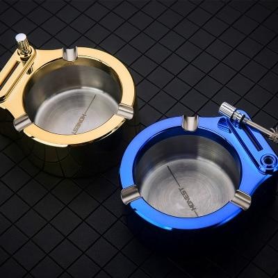 Retro Metal Ashtray 10000 Match Lighter | Bowlift