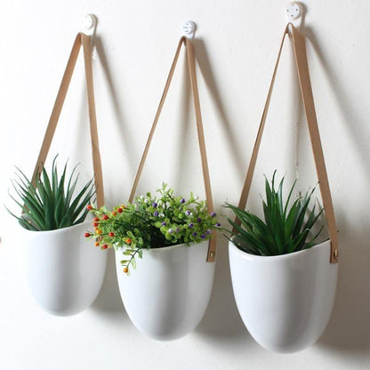 Ceramic Flower Pots Bag Shape | Elegant Plant Stands | Home & Garden Decor