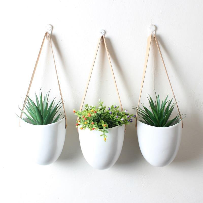 Ceramic Flower Pots Bag Shape | Elegant Plant Stands | Home & Garden Decor