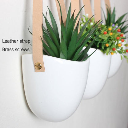 Ceramic Flower Pots Bag Shape | Elegant Plant Stands | Home & Garden Decor