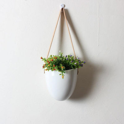 Ceramic Flower Pots Bag Shape | Elegant Plant Stands | Home & Garden Decor