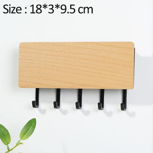 Skanto | KeyOrganize Wooden Key Holder Wall Shelf | Multifunctional & Stylish | Wall Decor & Storage