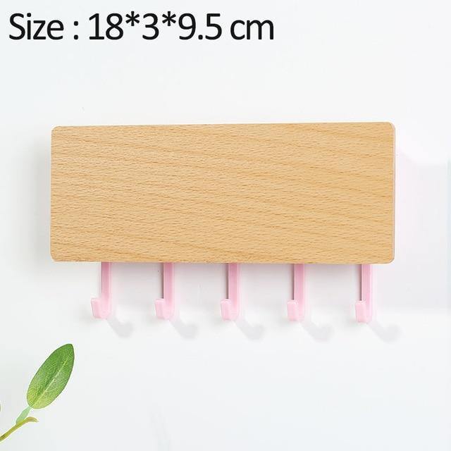 Skanto | KeyOrganize Wooden Key Holder Wall Shelf | Multifunctional & Stylish | Wall Decor & Storage
