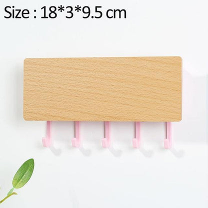 Skanto | KeyOrganize Wooden Key Holder Wall Shelf | Multifunctional & Stylish | Wall Decor & Storage
