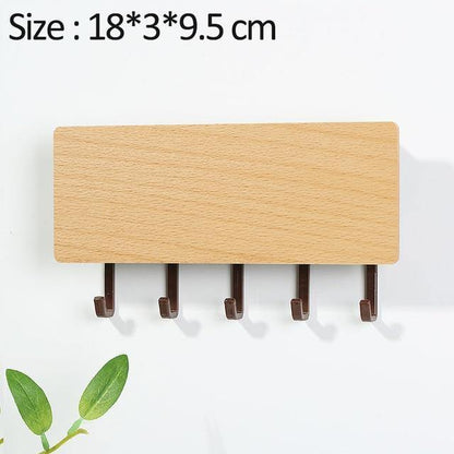 Skanto | KeyOrganize Wooden Key Holder Wall Shelf | Multifunctional & Stylish | Wall Decor & Storage