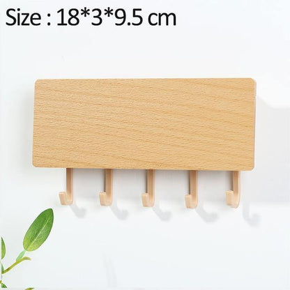 Skanto | KeyOrganize Wooden Key Holder Wall Shelf | Multifunctional & Stylish | Wall Decor & Storage