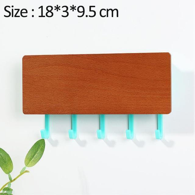 Skanto | KeyOrganize Wooden Key Holder Wall Shelf | Multifunctional & Stylish | Wall Decor & Storage