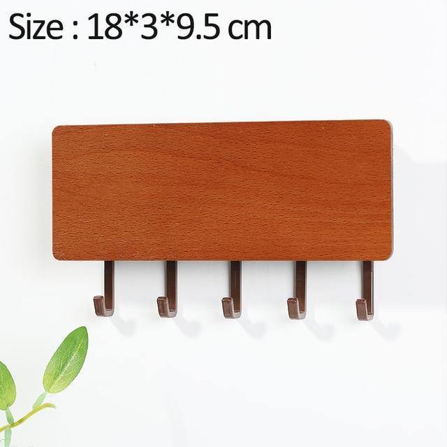 Skanto | KeyOrganize Wooden Key Holder Wall Shelf | Multifunctional & Stylish | Wall Decor & Storage