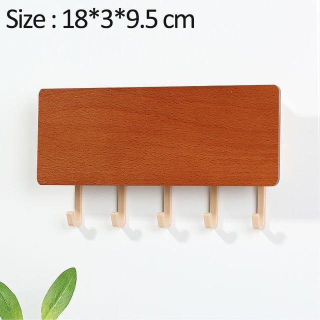 Skanto | KeyOrganize Wooden Key Holder Wall Shelf | Multifunctional & Stylish | Wall Decor & Storage