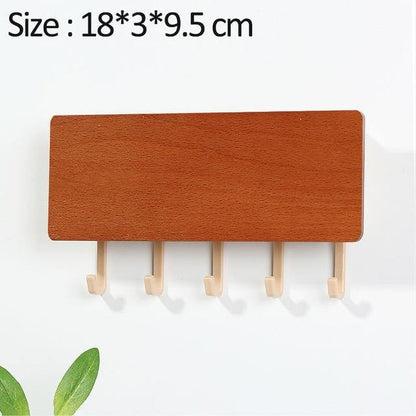 Skanto | KeyOrganize Wooden Key Holder Wall Shelf | Multifunctional & Stylish | Wall Decor & Storage