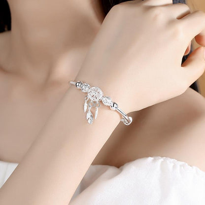 Skanto | Adjustable Dreamcatcher Bracelet Made of 925 Silver - Lisa