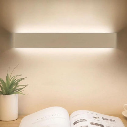 Skanto | Modern LED Wall Lamp – Sleek Black Aluminum Light